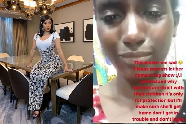 Nigéria: Cardi B répond à des parents qui ont interdit à leur fille d’assister à son concert Nigéria: Cardi B répond à des parents qui ont interdit à leur fille d’assister à son concert