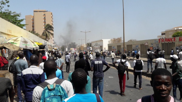 Pour la libération de Baacar Diop : Les étudiants dans la rue aujourd’hui Pour la libération de Baacar Diop : Les étudiants dans la rue aujourd’hui