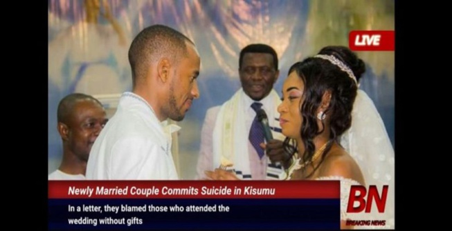 Kenya : Des nouveaux mariés se suicident 4 jours après leur mariage