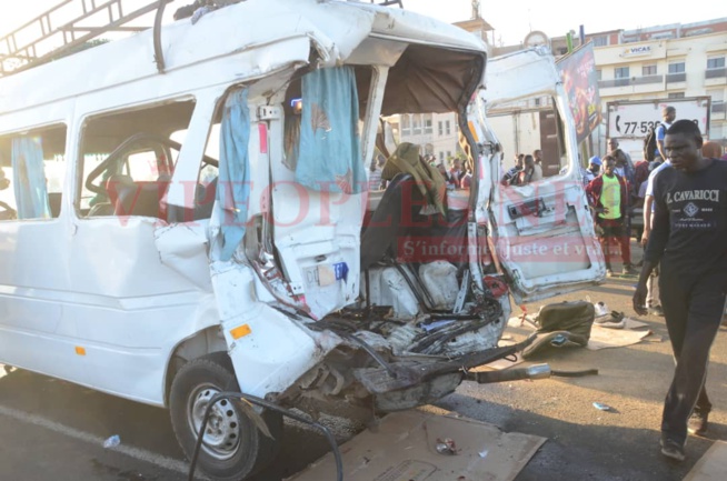 Les images de l'accident au Stade LSS qui a couté la vie à 3 personnes et 7 blessés graves ce jeudi