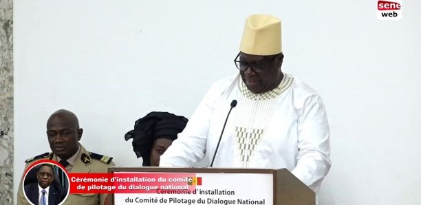 Cérémonie d’installation du comité de pilotage du dialogue national