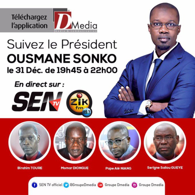Discours du 31 Décembre: Ousmane Sonko fait la concurrence à Macky Sall Discours du 31 Décembre: Ousmane Sonko fait la concurrence à Macky Sall