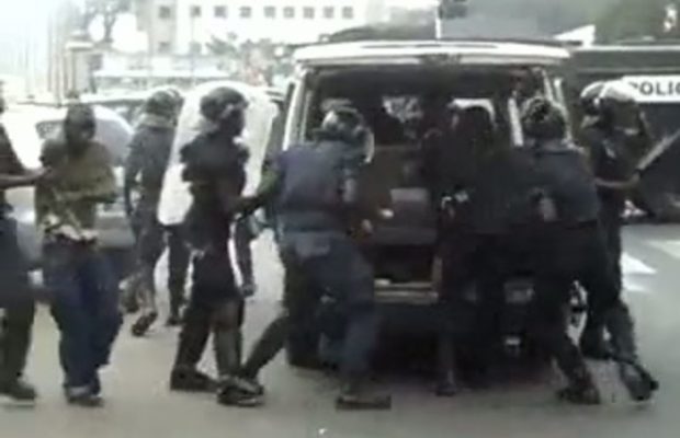 Pour avoir réclamé la libération de Guy Maruis : 9 personnes déférés au parquet Pour avoir réclamé la libération de Guy Maruis : 9 personnes déférés au parquet