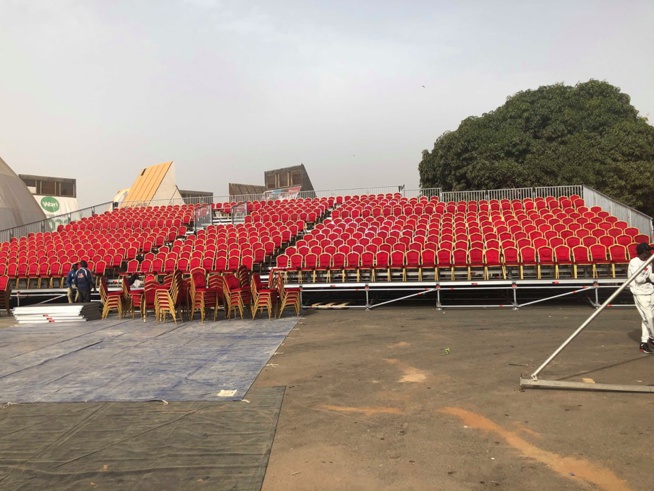 Tout est Prêt pour la soirée du roi du Mbalax Youssou Ndour au Cices