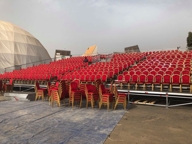 Tout est Prêt pour la soirée du roi du Mbalax Youssou Ndour au Cices Tout est Prêt pour la soirée du roi du Mbalax Youssou Ndour au Cices