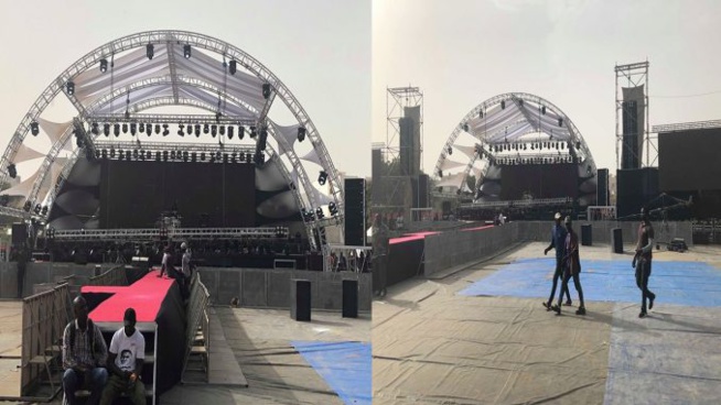 Tout est Prêt pour la soirée du roi du Mbalax Youssou Ndour au Cices