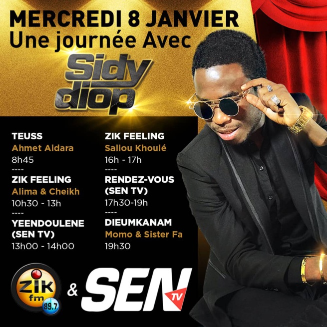 JOUR J- 04: Sidy Diop dans les derniers réglages du 10 janvier une date mystique au grand theatre.