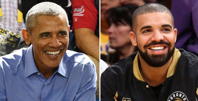 Quand Drake tombe sur une surprise de Michelle et Barack Obama