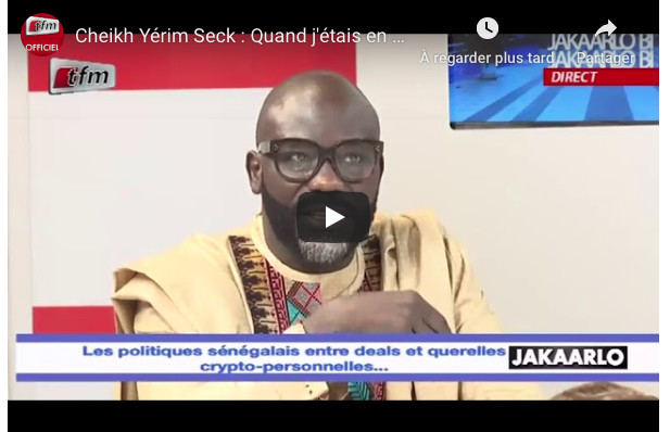 Cheikh Yérim Seck parle de ses relations avecMacky Sall: "quand j'étais en prison..." Cheikh Yérim Seck parle de ses relations avecMacky Sall: "quand j'étais en prison..."