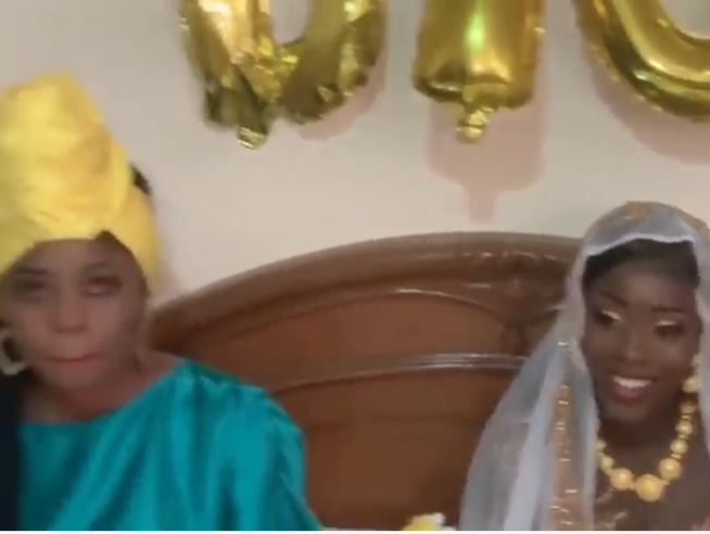 Voici Khoudia l'épouse du petit frère de Pape Diouf, Khadim.