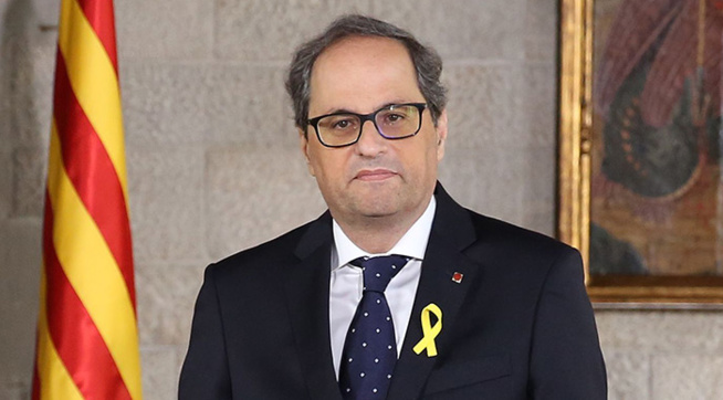 Espagne: Le président indépendantiste catalan Quim Torra perd son mandat de député Espagne: Le président indépendantiste catalan Quim Torra perd son mandat de député