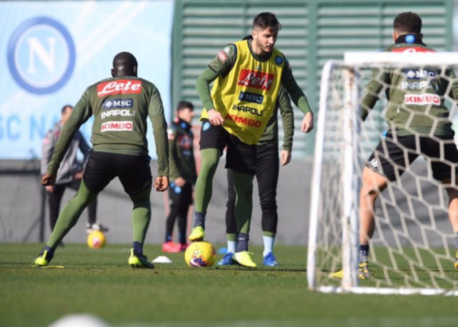 Naples: Koulibaly a repris les entraînements Naples: Koulibaly a repris les entraînements