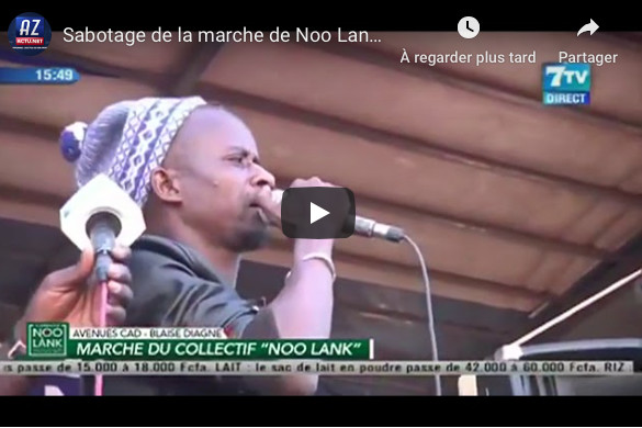 VIDEO-Marche de Noo Lank à l'UCAD: Fou malade dénonce un sabotage et accuse