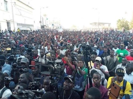 Marche de Nio Lank : très forte mobilisation, des blessés et des arrestations Marche de Nio Lank : très forte mobilisation, des blessés et des arrestations