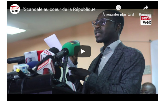 'Scandale au cœur de la République': le discours de feu de Pape Alé Niang