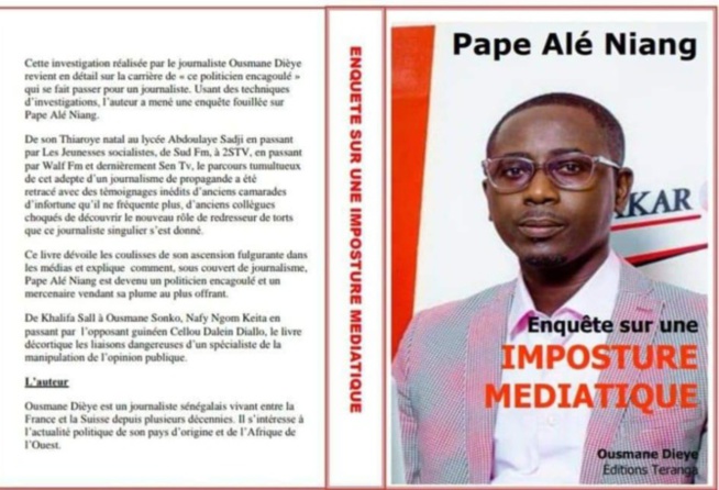 Livre du "journaliste Ousmane Dièye" sur Pape Alé Niang : La vérité sur "une véritable imposture médiatique" Livre du "journaliste Ousmane Dièye" sur Pape Alé Niang : La vérité sur "une véritable imposture médiatique"