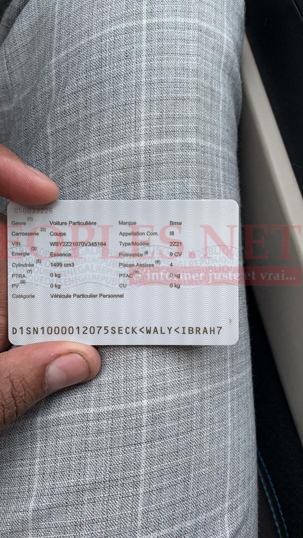 VIDÉO: Voici la voiture de Waly Seck last cri prêtée à Badou Diao, le fils du DG des Impôts et domaine