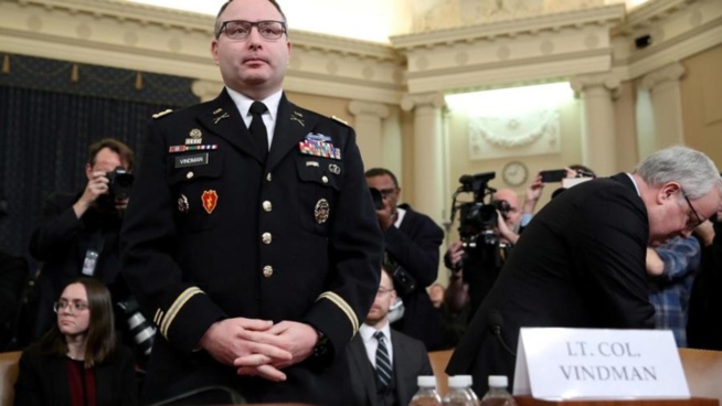 Etats-Unis: Vindman et Sondland licenciés après avoir témoigné contre Trump Etats-Unis: Vindman et Sondland licenciés après avoir témoigné contre Trump