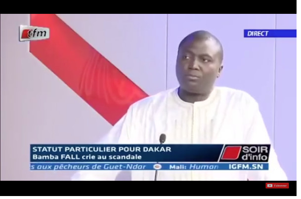 VIDEO - Bamba Fall: "On nous a forcés l'acte 3, si on n'est pas avec Macky Sall..."