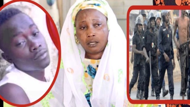 Vidéo: Battu à m0rt par les policiers à Fatick, La mère de Lamine Koita inconsolable et explique les faits