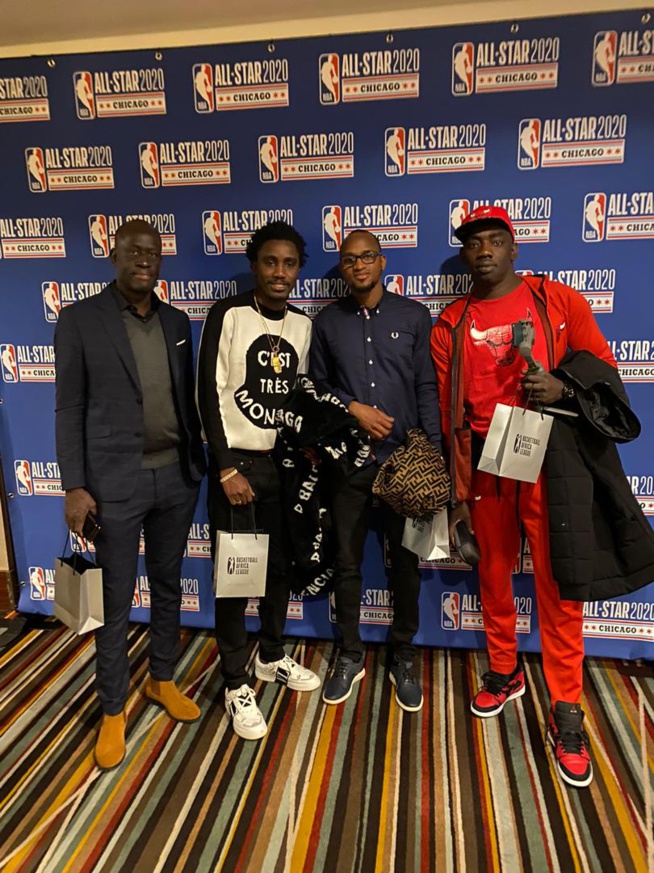 Les images de Waly Seck en compagnie de son manager, son frère Mouhamed et le snapeur Niang aux All Star  2020 à Chicago.