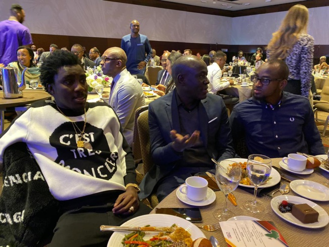 Les images de Waly Seck en compagnie de son manager, son frère Mouhamed et le snapeur Niang aux All Star  2020 à Chicago.