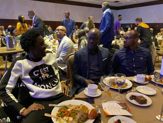 Les images de Waly Seck en compagnie de son manager, son frère Mouhamed et le snapeur Niang aux All Star  2020 à Chicago.