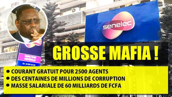 Incroyable -Des « soukeurou koor » à coûts de millions pour des cadres.Détournements, corruption, chantage » Grosses révélations sur la bamboula à la SENELEC. Incroyable -Des « soukeurou koor » à coûts de millions pour des cadres.Détournements, corruption, chantage » Grosses révélations sur la bamboula à la SENELEC.