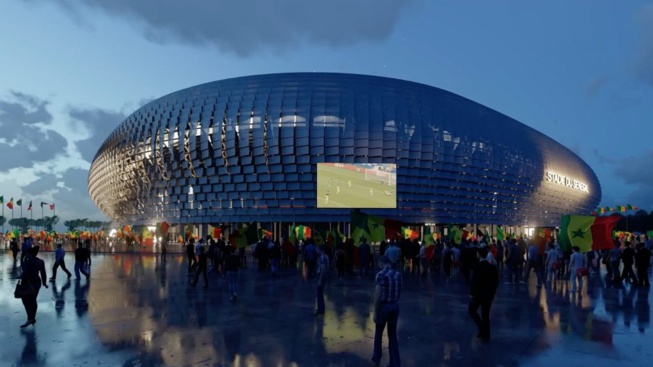  Voilà à quoi va ressembler le futur stade du Sénégal de 50.000 places, qui pourrait accueillir une CAN dans 4 ans