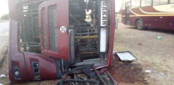 AUTOROUTE A PÉAGE: Un bus se renverse à hauteur de Sébikhotane