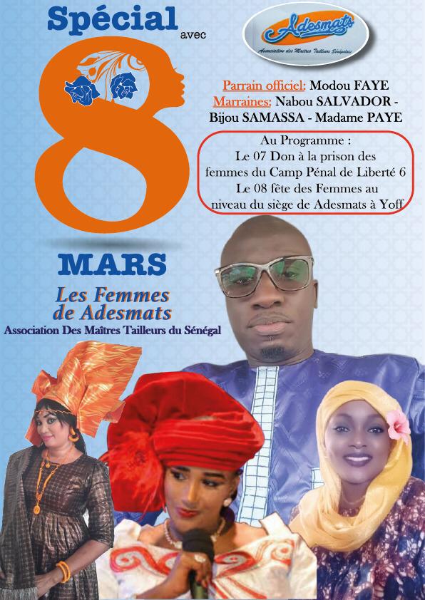 SOCIAL 08 MARS: L'ADESMATS ,(Association des maitres tailleurs du Senegal) célèbre la femme.