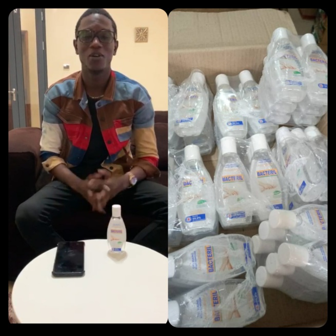 VIDÉO: Aprés les 5 millions de Waly Seck, le fils de Mame Goor DJazaka, Talla offre des lots d'une valeur de 500 000F au ministère de la sante pour le coronavirus