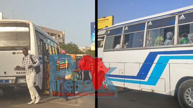 Coronavirus: La police met aux arrêts deux minibus « Tata » pour surcharge au rond-point Liberté 6