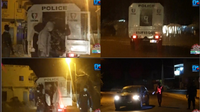 Rufisque / Couvre-feu : Sept check-points, des véhicules de patrouille, une vingtaine d’interpellations. Rufisque / Couvre-feu : Sept check-points, des véhicules de patrouille, une vingtaine d’interpellations.