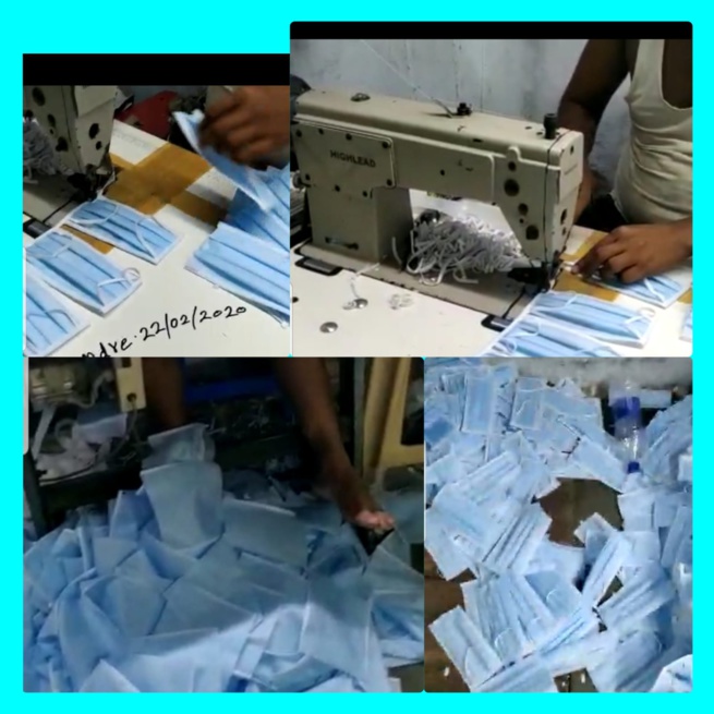 VIDÉO INÉDITE: Regardez comment sont confectionnées ses masques de protection contre le virus du covid-19 VIDÉO INÉDITE: Regardez comment sont confectionnées ses masques de protection contre le virus du covid-19