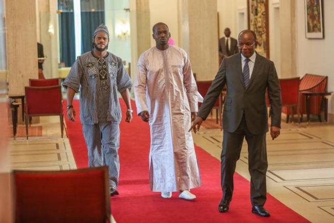 Audiences au Palais: Le Président Macky Sall a reçu le mouvement Y en a marre Audiences au Palais: Le Président Macky Sall a reçu le mouvement Y en a marre