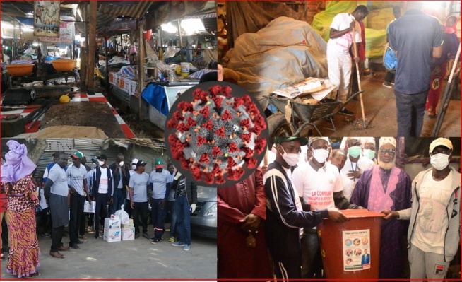 Lutte contre le COVID19/ Amadou Diarra dégaine des millions pour Marché Zinc pikine