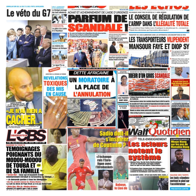 REVUE DES TITRES: Découvrez toute l'actualité générale à la une des quotidiens du jour.