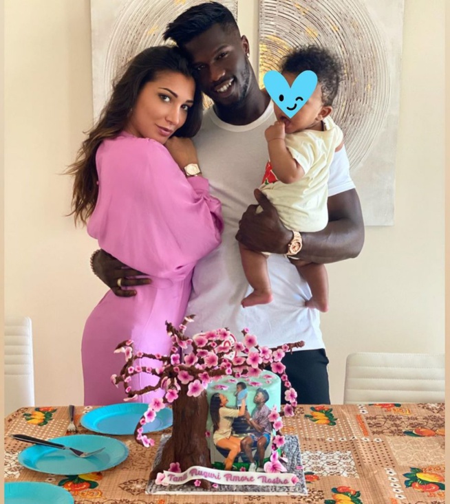 Confinement: Keita Balde en toute complicité avec sa petite famille