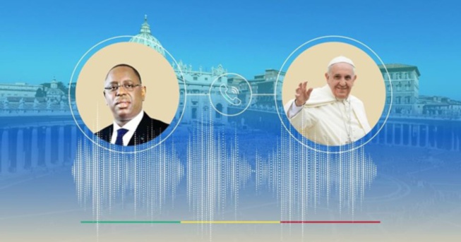 Covid-19, annulation de la dette des pays africains : Le président Macky Sall s’entretient avec le Pape François et l’invite à effectuer une visite au Sénégal.