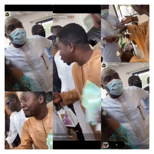 VIDÉO: En plein confinement, le griot des VIP Alassane Mbaye transforme le mariage de Bara Guéye en fiesta