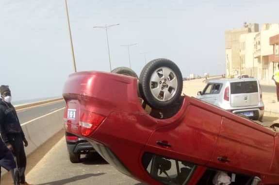 Accident spectaculaire sur la VDN 3 vers Cambérène