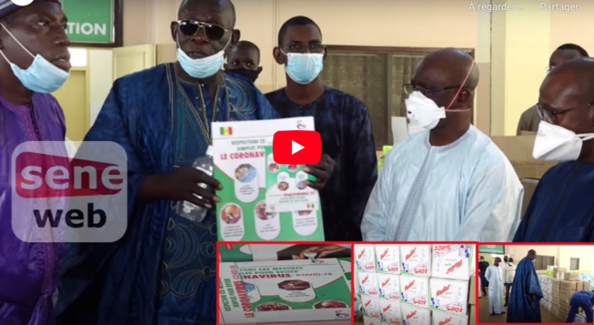 Covid-19 : Baba Tandian fait un don d'une valeur de 2.500.000 F à l'hôpital Idrissa Pouye