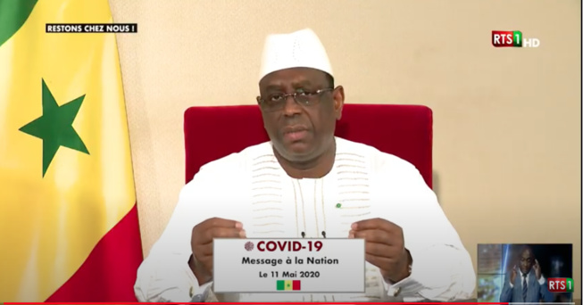 DÉCLARATION DU PRÉSIDENT MACKY SALL DANS LE CADRE DE LA LUTTE CONTRE LA MALADIE A CORONAVIRUS