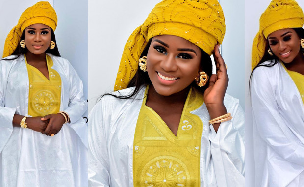 Mamy Thiam épouse de Abba … tenue très classe et stylés… 03 différentes Sagnsès à couper le souffle