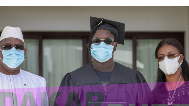 Ibrahima Sall pose avec ses parents, Macky et Marieme Ibrahima Sall pose avec ses parents, Macky et Marieme