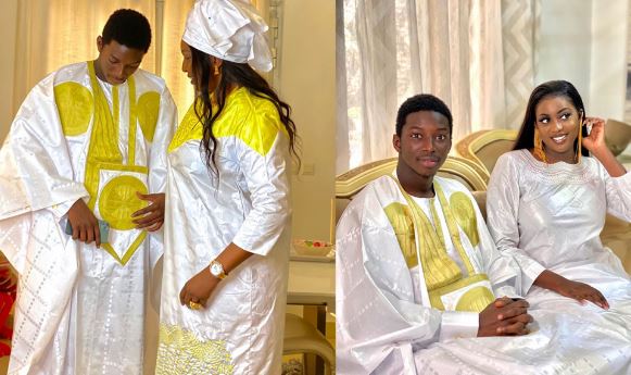 Sagnsé de Korité:Admirez la belle complicité entre le fils d’Aly Ngouille Ndiaye et sa mère