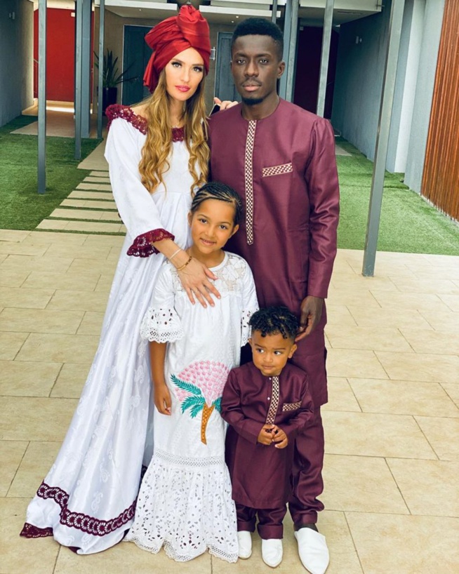 korité d’Idrissa Gana Gueye au Sénégal avec sa petite famille