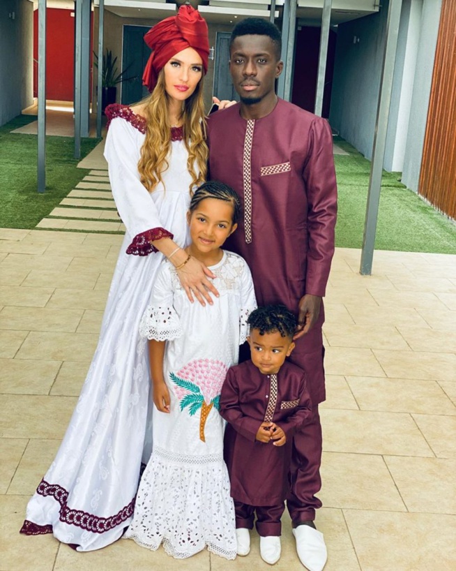korité d’Idrissa Gana Gueye au Sénégal avec sa petite famille korité d’Idrissa Gana Gueye au Sénégal avec sa petite famille