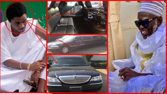 Urgent: Waly Seck casque fort en offrant un super limousine au khalife général des mourides Serigne Mountakha Bassirou come "adya"